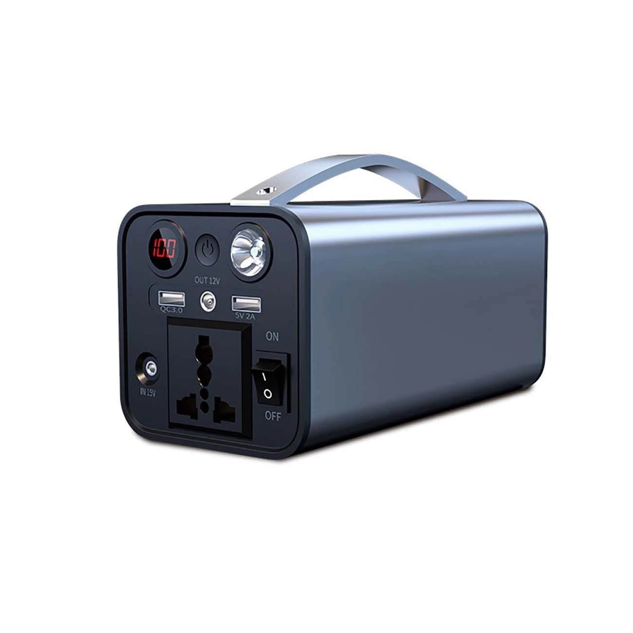Fonte de Alimentação de Emergência de Alta Exterior do Inversor do Banco de Potência Portátil do Carregador de Bateria do Gerador 68000mah para a Caminhada de Acampamento Potência 220v Computers & Electronics