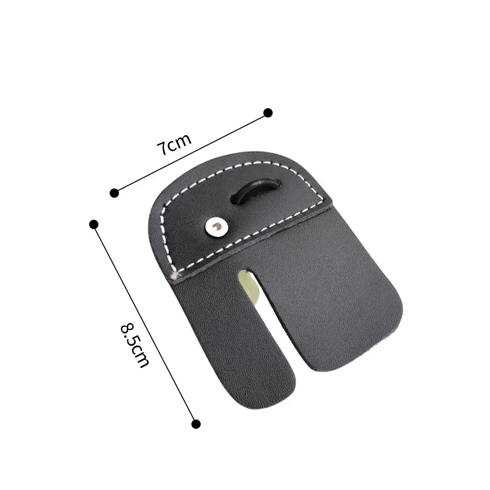 Cow Leather Archery Finger Guard Protection Pad Glove Tab Bow Shooting Hand Guard Tool Arrow Training Shooting Hunting Supplies sports gloves