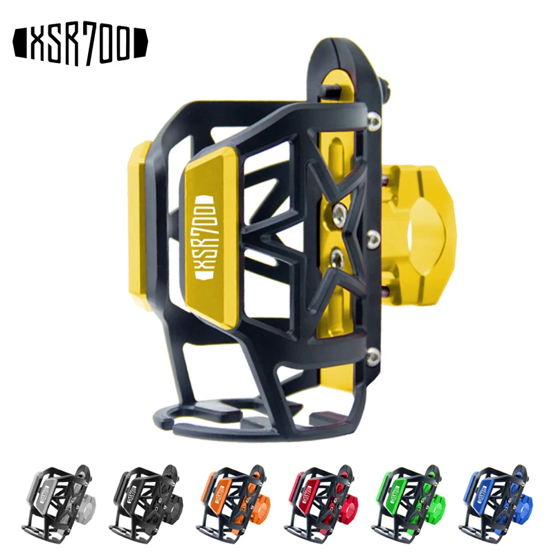 

For Yamaha XSR700 XSR 700 2016-2020 2021 2022 Accessories Motorcycle Beverage Water Bottle Cage Drink Cup Holder Sdand Mount