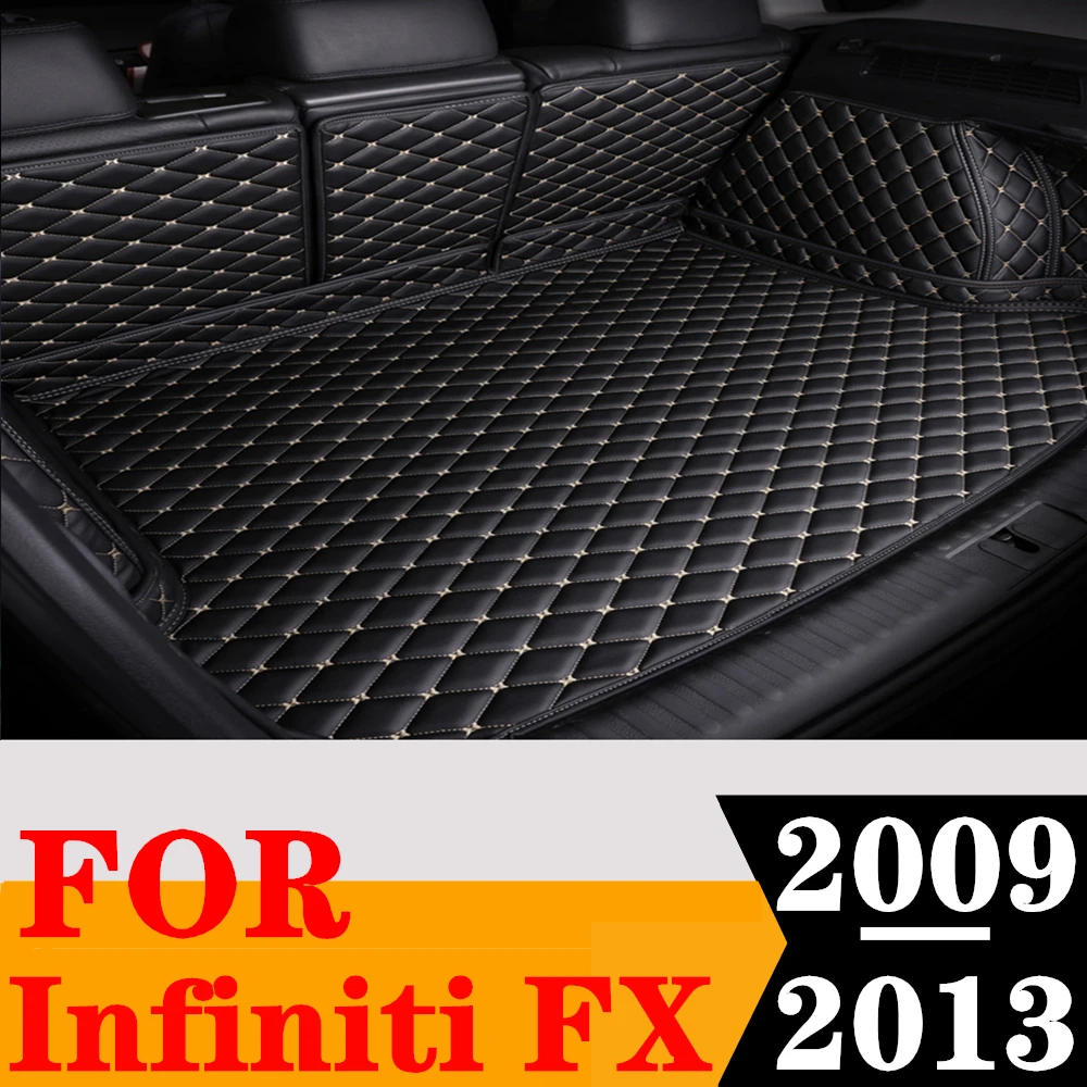 

Custom Full Set Car Trunk Mat For Infiniti FX Series 2013 2012 2011 2010 2009 Rear Cargo Liner Tail Boot Tray luggage Pad Parts