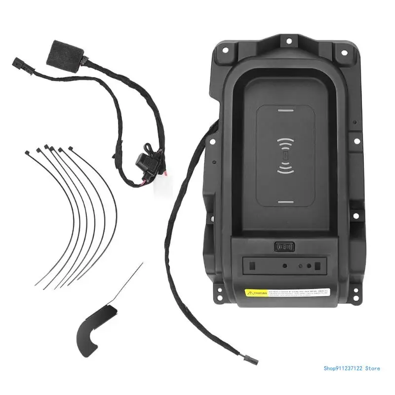 

15W Auto Car Wireless Charging Panel Tray Accessories For SR/SR5 2014-2021 00016-34506 Fast Phone Holder Plate