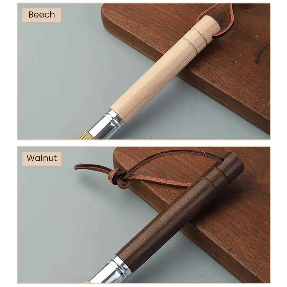 Description Picture 3 of itemBean Grinder Coffee Powder Cleaning Brush Ebony Beech Coffee Bar Pig Bristle Brush Cleaning Brush Strap Strap