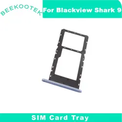 Enhanced SIM Card Tray Holder Adapter for Blackview Shark 9 Phone (Blue)