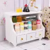 1:12 Scale Dollhouse Miniatures Furniture Teatable Wood Stool Flower Rack Dolls Accessories Photography Props Scenery Model Toy 2