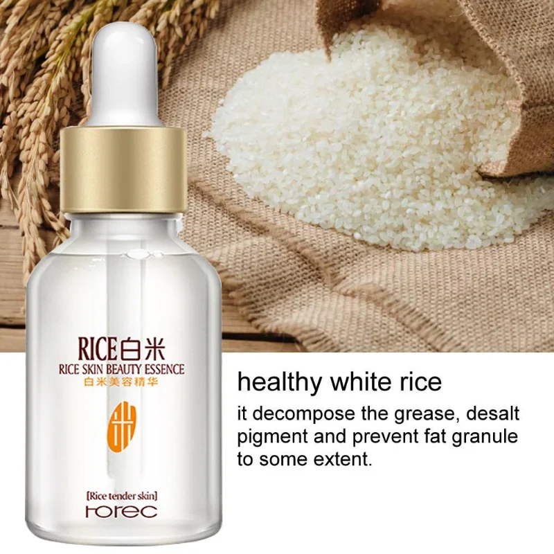 

Facial Serum ,Rice Skin Beauty Essence,Deep Moisturizing High Hydrating, Anti-Aging, Shrink pores Firming Smoothy Tender Care