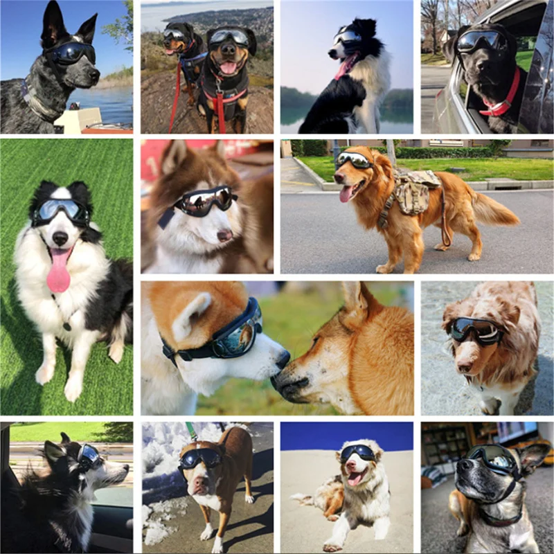 Title 12, Adjustable Pet Dog Sunglasses Anti-UV Sun Glass...
