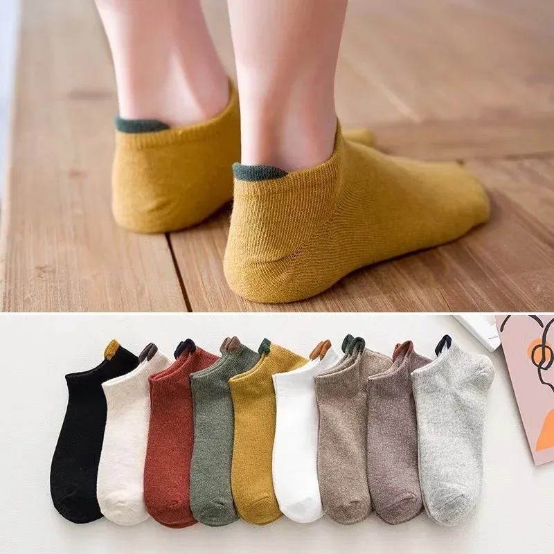 1 Pairs High Quality Men Sock Cotton Short Socks for Male Low-Cut Ankle Socks Breathable Summer Casual Soft Sports Socks