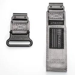 HEMSUT Durable Nylon Sports Military Wrist Strap for 26mm (HGA125GRY)