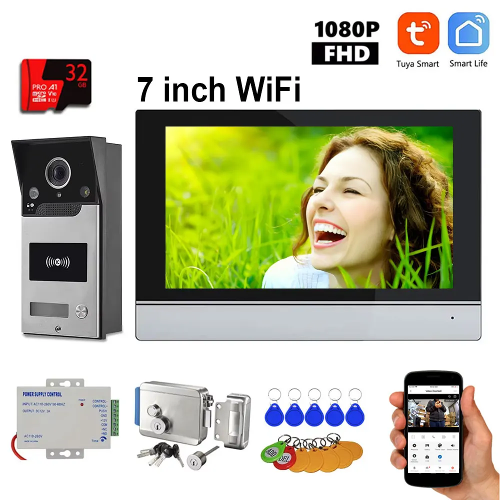 منزل جديد Tuya نظام اتصال داخلي ذكي للباب بالفيديو...