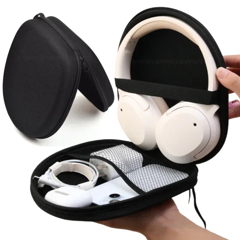 Headphone Case for Sony WH-CH720N WH-1000XM4 MDR-ZX100 Universal Headset Travel Bag EVA Hard Storage Earphone Carrying Pouch