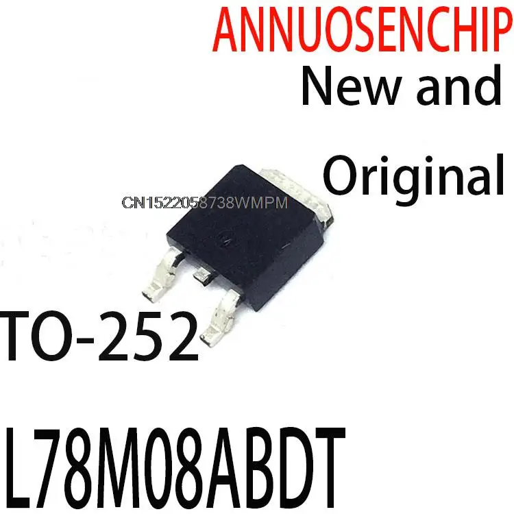

100 шт., новые и оригинальные DPAK L78M08ABDT-TR TO-252 L78M08ABDT