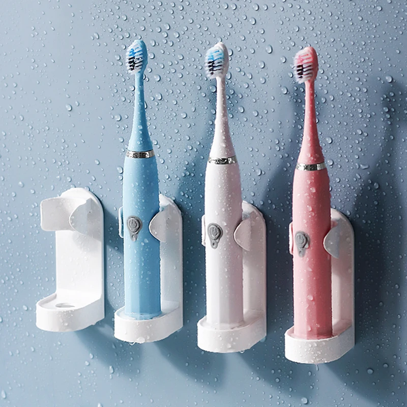 Electric Toothbrush Holder Traceless Wall-Mounted Bathroom Adapt 90% Holder