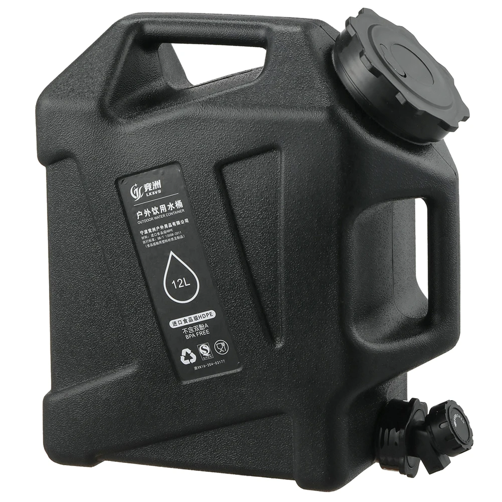 12L Water Storage Container No Leakage Water Storage Carrier Portable Large Capacity Outdoor Hiking Accessories 3