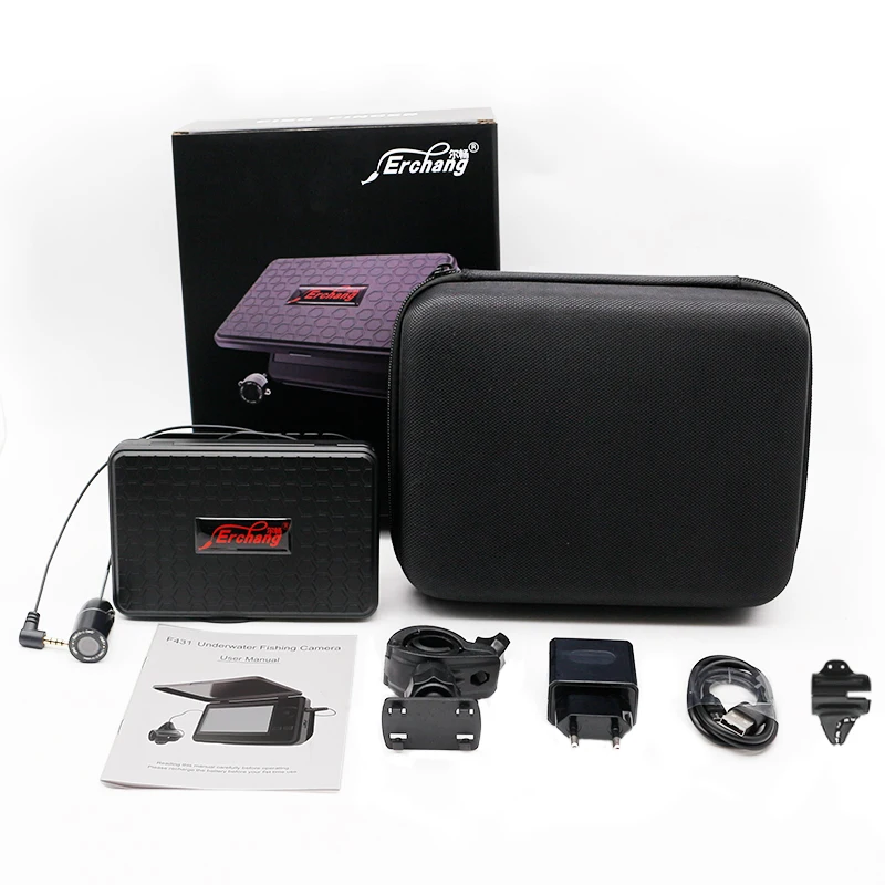 Erchang F431 Underwater Fishing Camera with Recording 15m Infrared LED HD 1280*720P Resolution for ICE/SEA Fishing