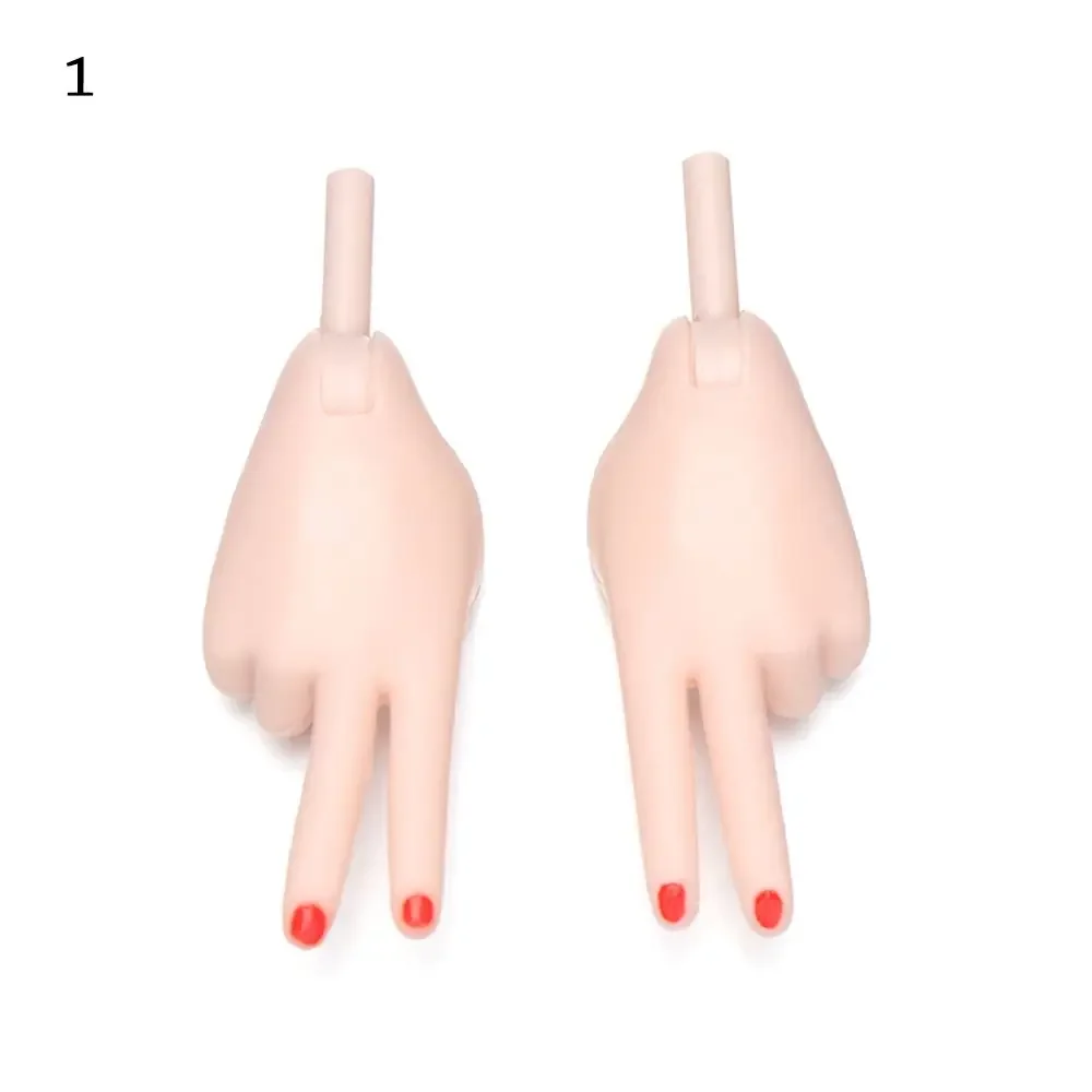 Angoily 4 Sets Miniature Doll Hands voor Maken Realistische Plastic Angoily 4 Sets Miniature Doll Hands voor Maken Realistische Plastic