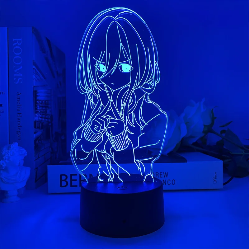 bright night light Nakano Miku Figure Cosplay Neon Led Night Light The Quintessential Quintuplets Anime 3d Lamp Color Changing for Bedroom Decor night lamp for bedroom wall