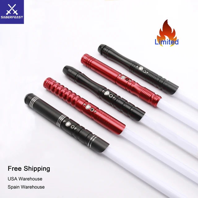 SaberFeast Sales Lightsaber Dueling RGB Juguetes Laser Saber Combat Blade Metal Handle Volume Adjusting Cosplay Toy Kids Gift 3