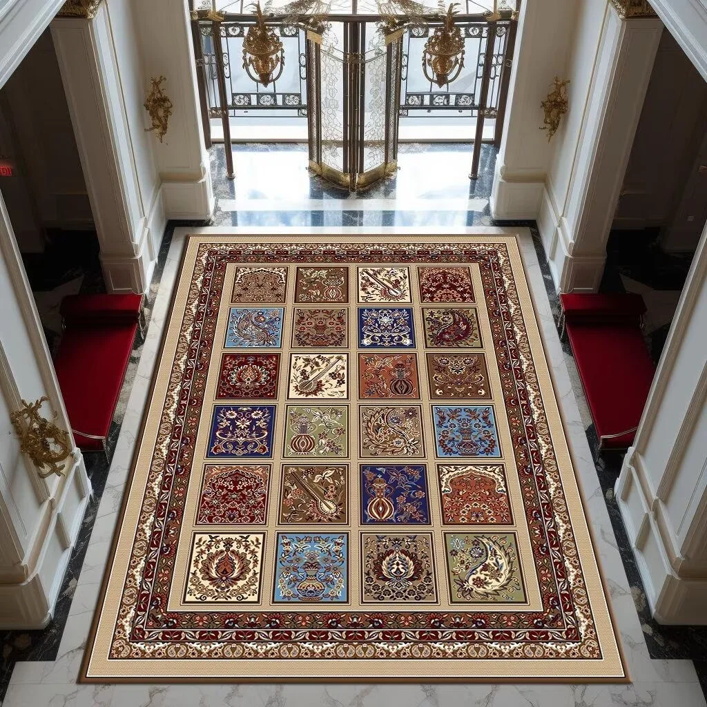 American Style Living Room Floor Mat