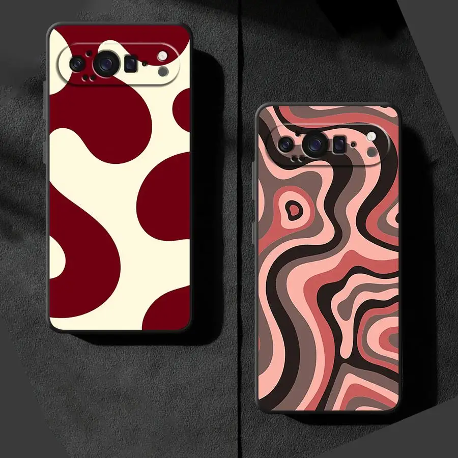 Artistic Texture Phone Case with Colorful Design