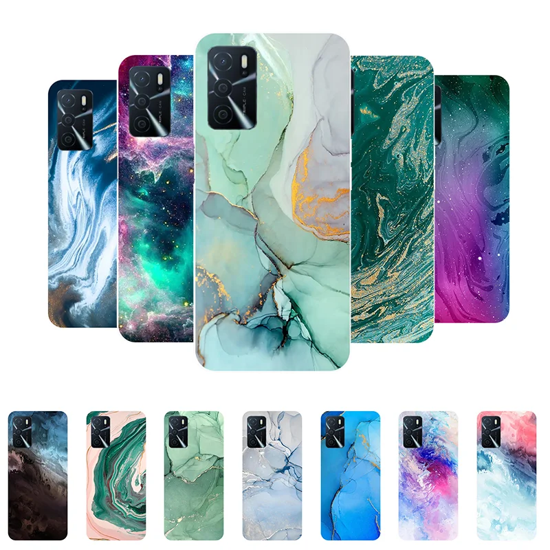 Per Funda Oppo A54S Custodia Morbida In Silicone Cover Posteriore In Marmo Custodia Per Telefono Per Oppo A54S A 54S Cph2273 Custodia Oppoa54S Coque