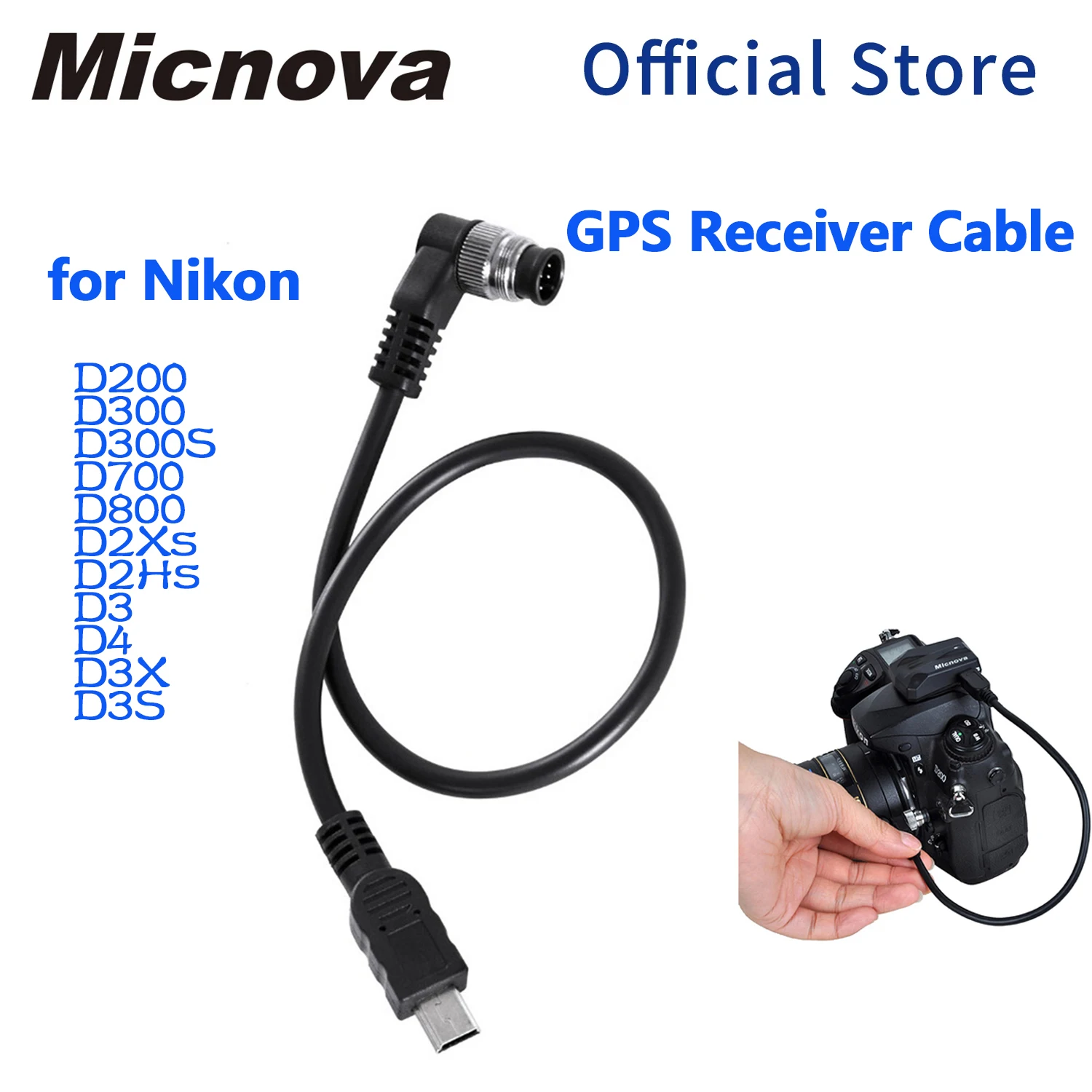 Sevenoak Electronic Cable For Camera Gps For Nikon D200 D300 D300s D700 D800 D2xs D3 D4 D3x D3s - Photo Studio Kits - AliExpress