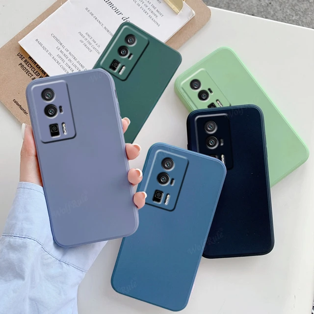 Funda Para Xiaomi Poco X6 Pro 5g Escovadocarbono Fibra Textu