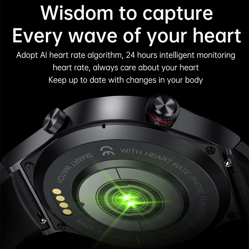 2025 NFC Bluetooth Call Smart Watch Men Full Screen GPS Sports Bracelet Waterproof ECG Health Monitor SmartWatch for IOS Android