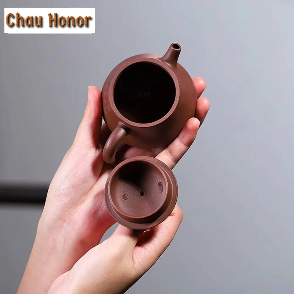 120ml Creativity Yixing Purple Clay Tea Pot Handmade Beauty Filter Teapot Authentic Purple Mud Kettle Chinese Zisha Tea Infuser