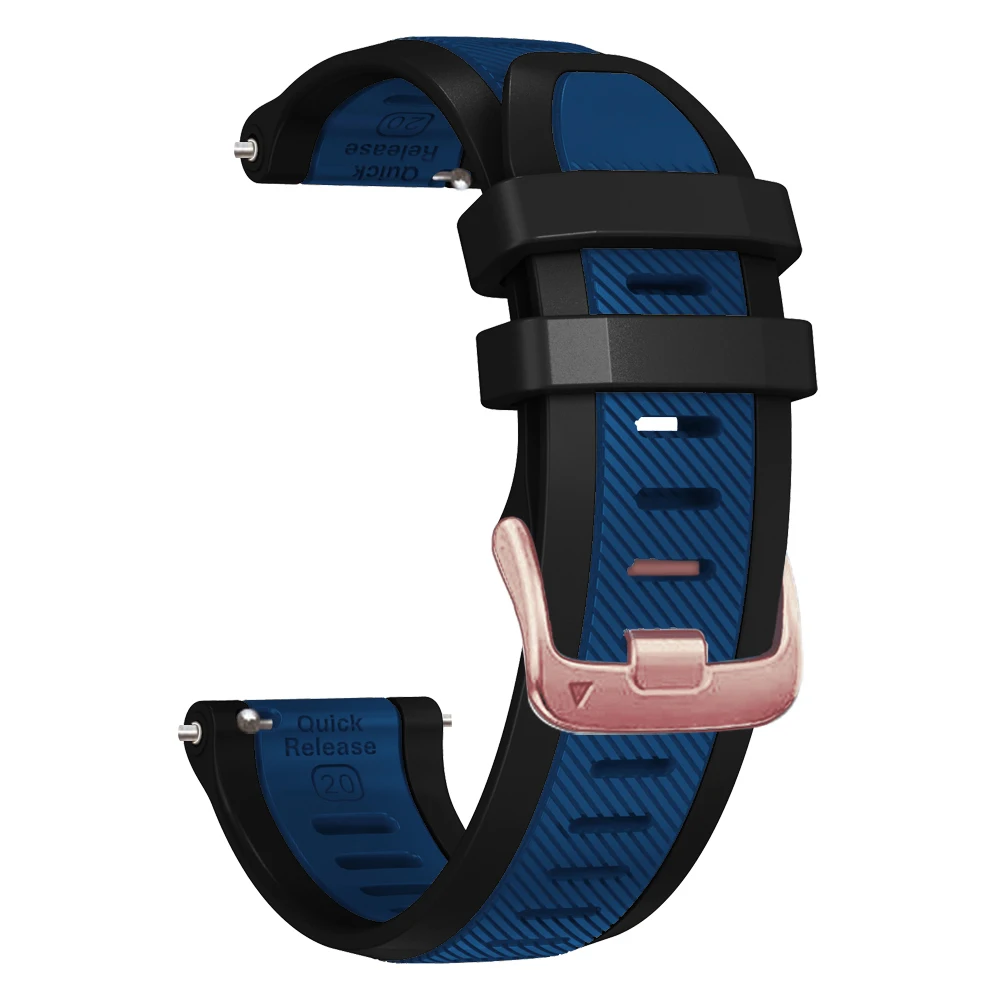 Versatile Silicone Watchband - 20mm Strap Replacement Bracelet