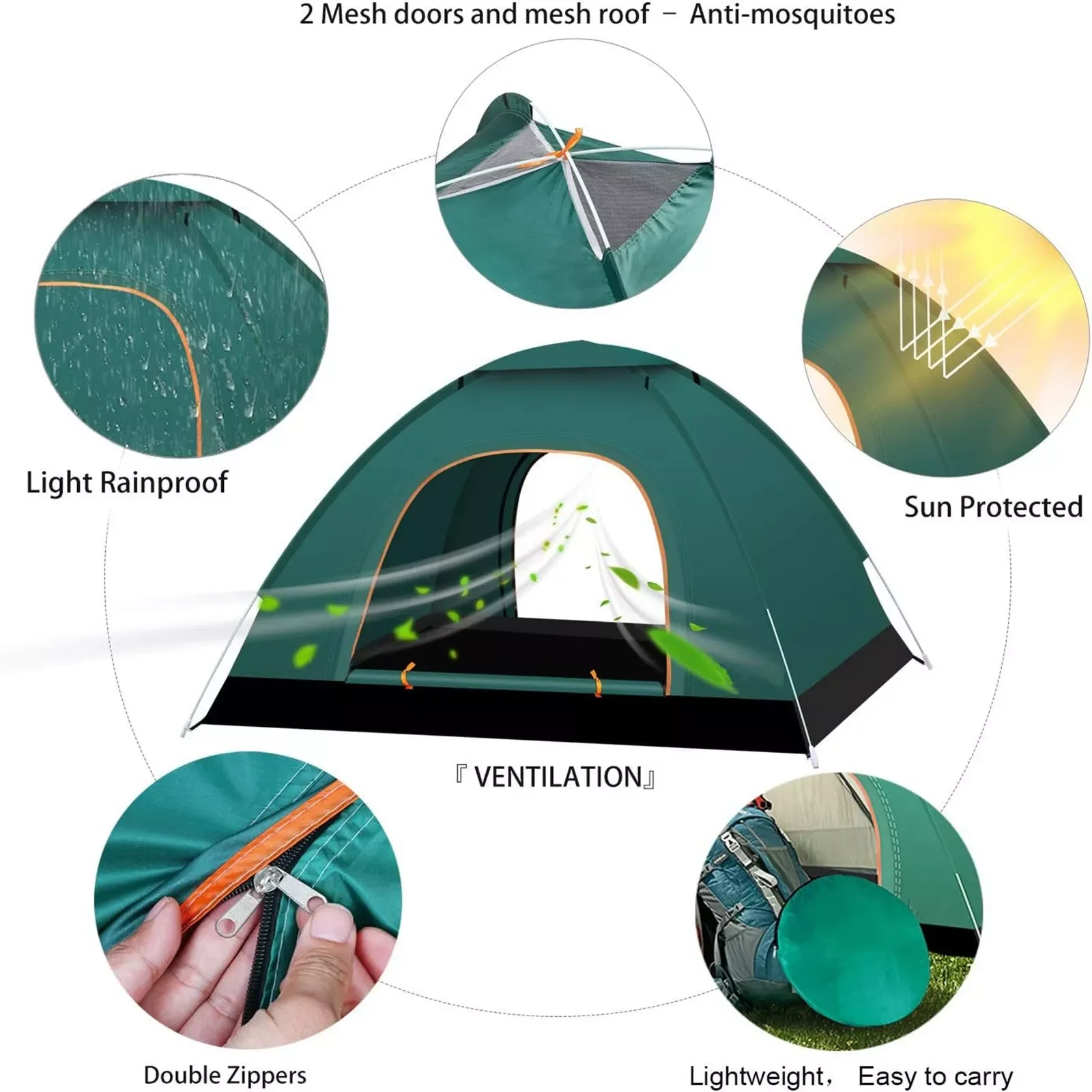 Automatic Pop Up Outdoor Camping Tent 5