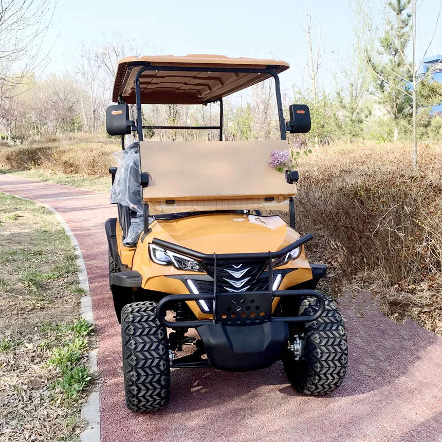 American Cheap Wilderness Safari Car, 7Kw Potente Motore, Pannello Solare Maggiore Durata Della Batteria, Carrello Da Golf Elettrico, Mini Club Car