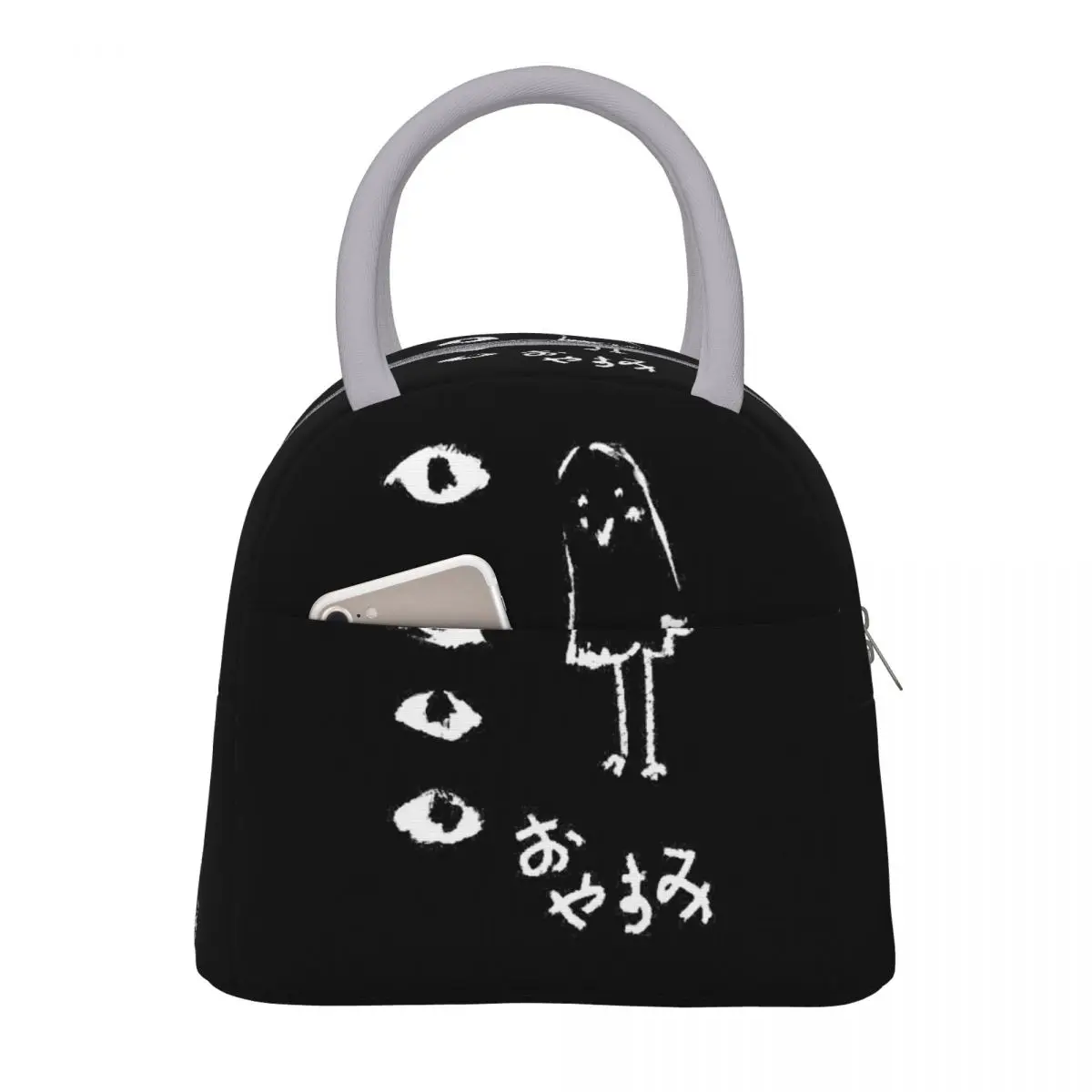 

Oyasumi Punpun Art Insulated Lunch Bag Storage Food Box Leakproof Thermal Cooler Lunch Box For Work