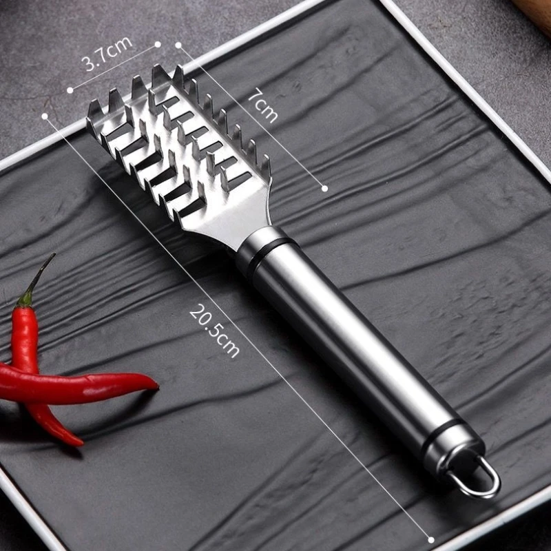 Stainless Fish Scales Scraping Graters Fast Remove Fish Cleaning Peeler Scraper Skin Remover Tool Kitchen Accessorie