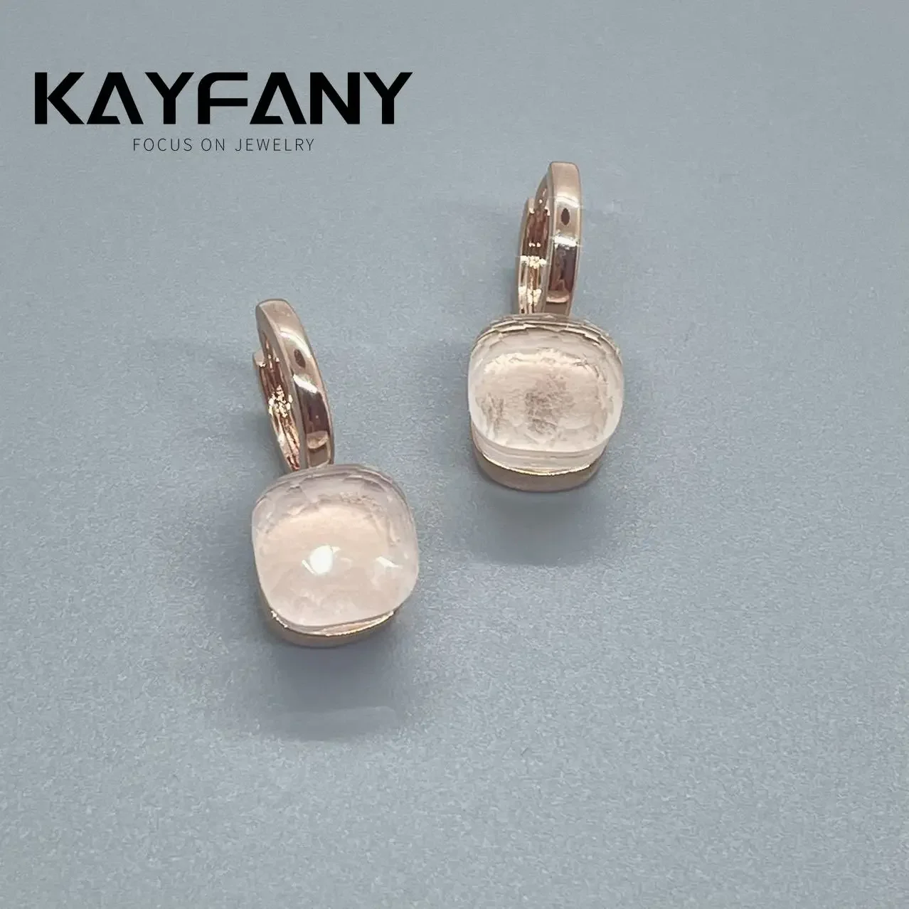 Classic Crystal Candy Earrings For Women 32 Colors   Gold Plated Sweet  Style  Fashion Jewelry