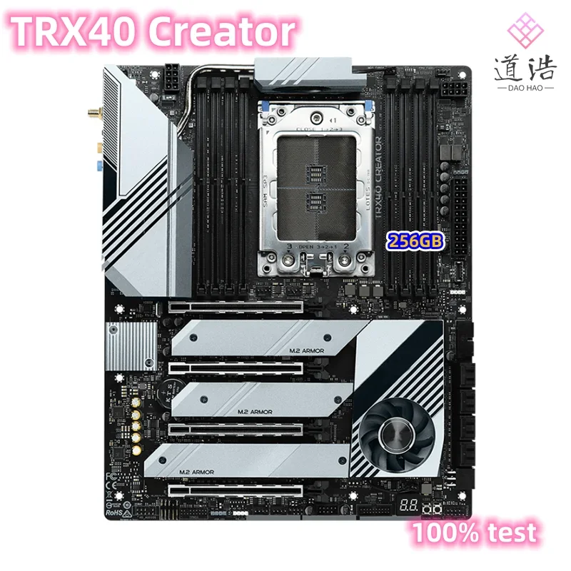 For Asrock TRX40 Creator Motherboard 256GB DDR4 ATX TRX40 Mainboard 1 S99eb6fdd934e4f31821c2bc4d51c7fa53