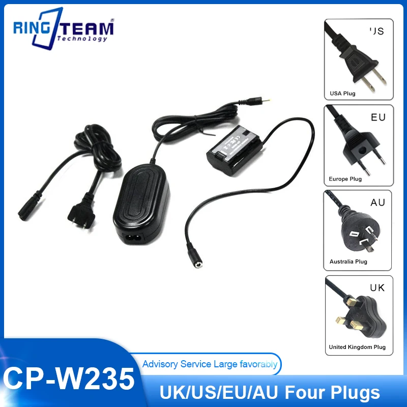 

AC 8.4V Power Adapter CP-W235 W235 Dummy Battery NP-W235 DC Coupler is Suitable for Fuji X-T4 XT4 DFX 50SII GFX 100S X-T5 XT5