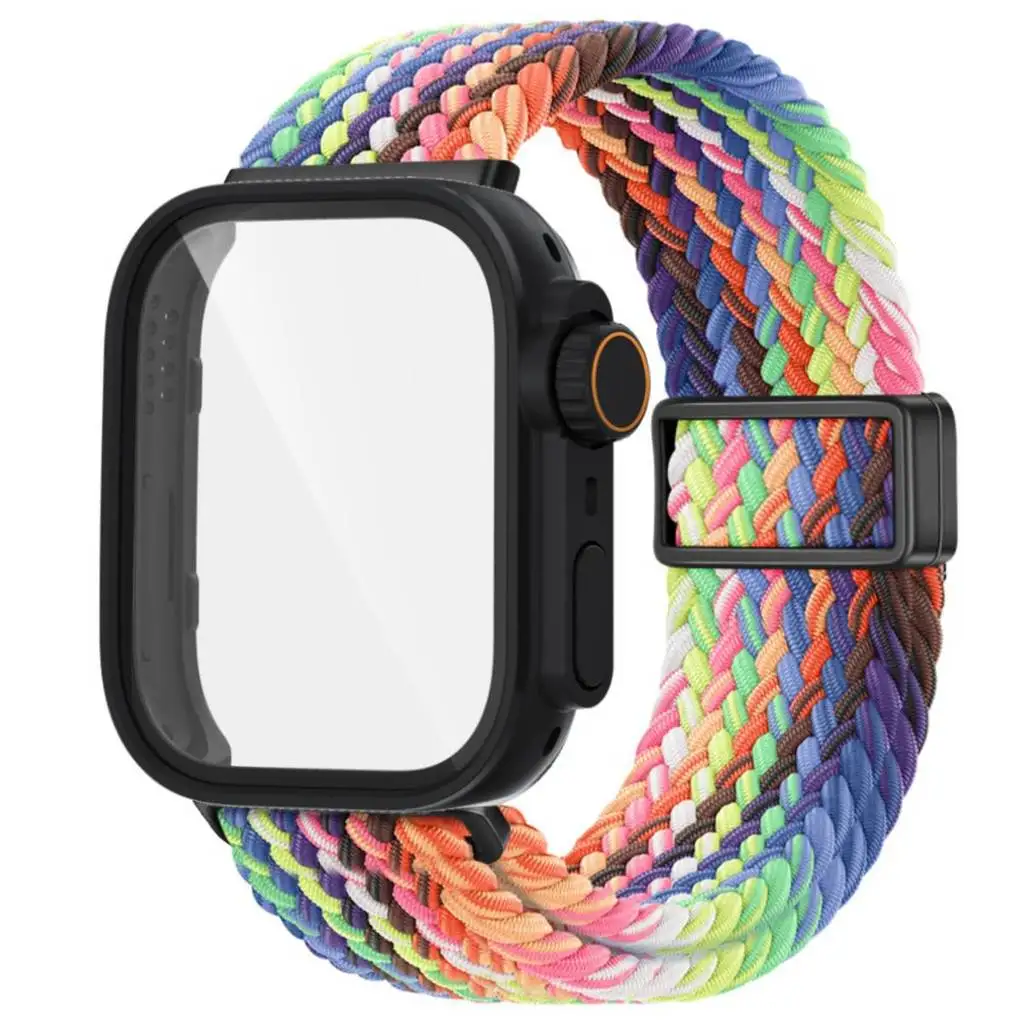 Nylon Braided Strap with Protective Screen Frame and Adjustable Band
