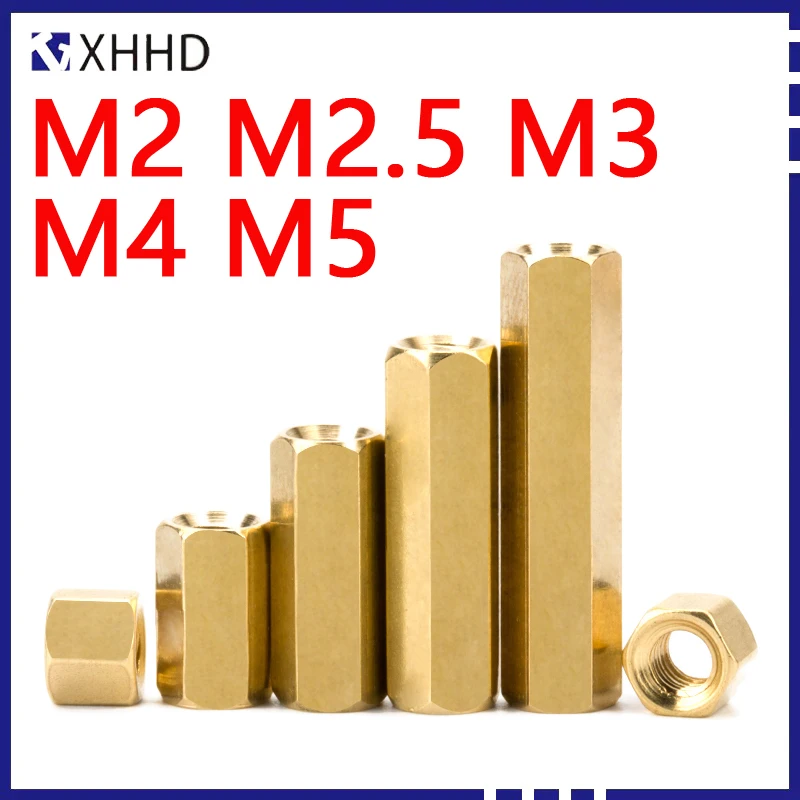 M4 Brass Screw Nut Spacers Standoff M3 Brass Spacer Standoff Screw