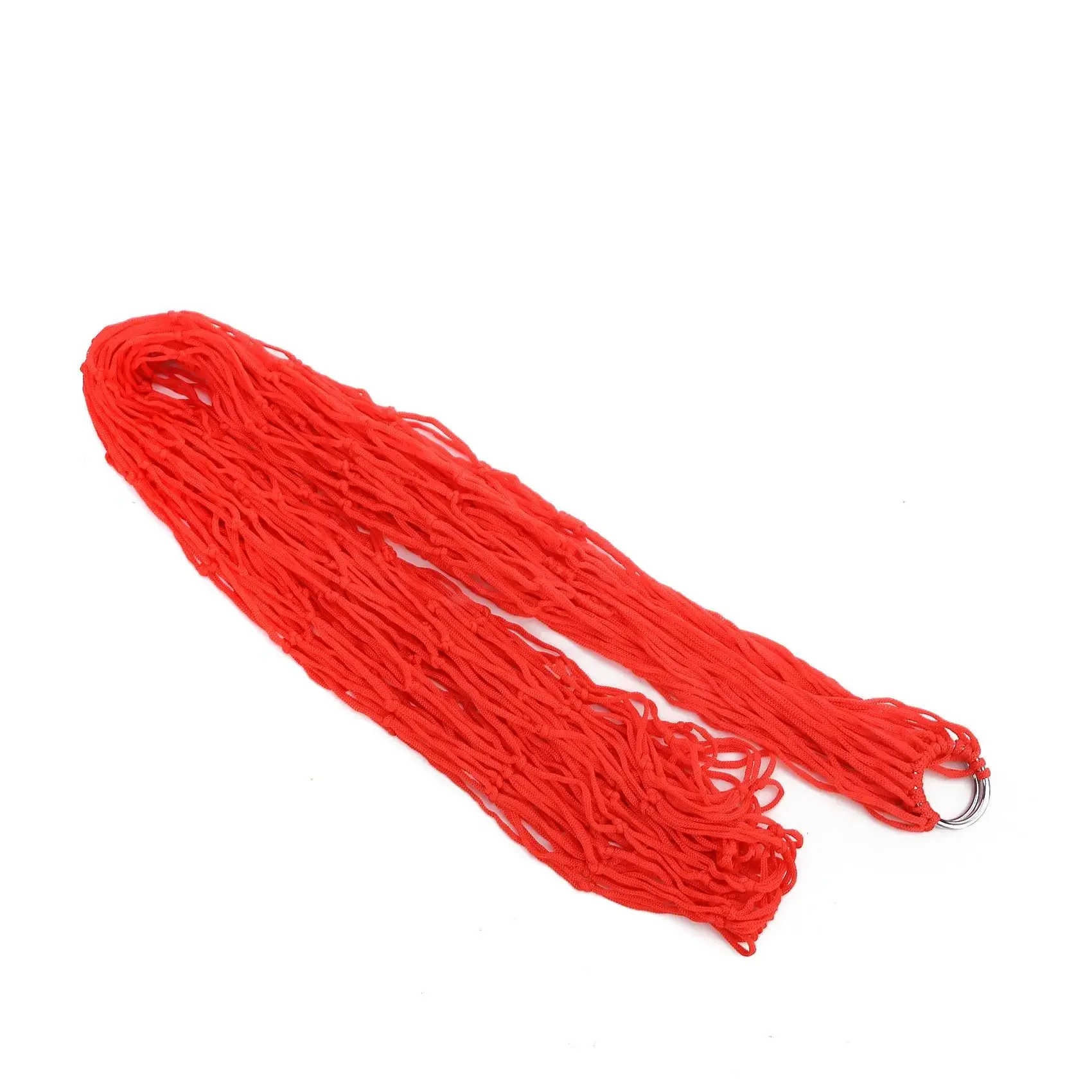 Outdoor Supplies Bold Mesh Hammock Nylon Rope Single Hammock Outdoor Furniture Camping 5