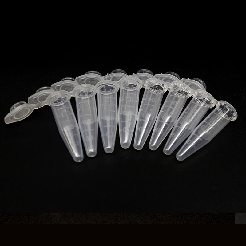 Lab clear plastic test tube centrifuge vialsnap cap plastic centrifuge tube ep pcr seed bottle experiment