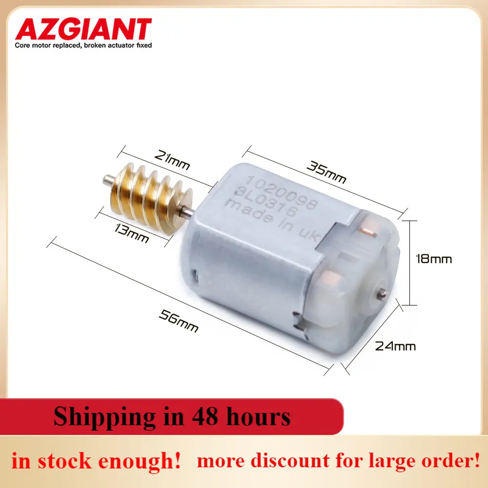 

AZGIANT Car Door Lock Motor Central Control Lock for Land Rover Range Rover Discovery 3/4 Ford Mazda 3 Jaguar DC 280 Motor