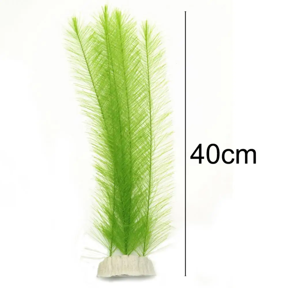 Artificial Aquarium Plants 1/3Pcs 28/40cm Aquarium Fish Tank Artificial Water Grass Aquatic Plant Landscaping Decor Underwater Plants Water Weeds Ornament
