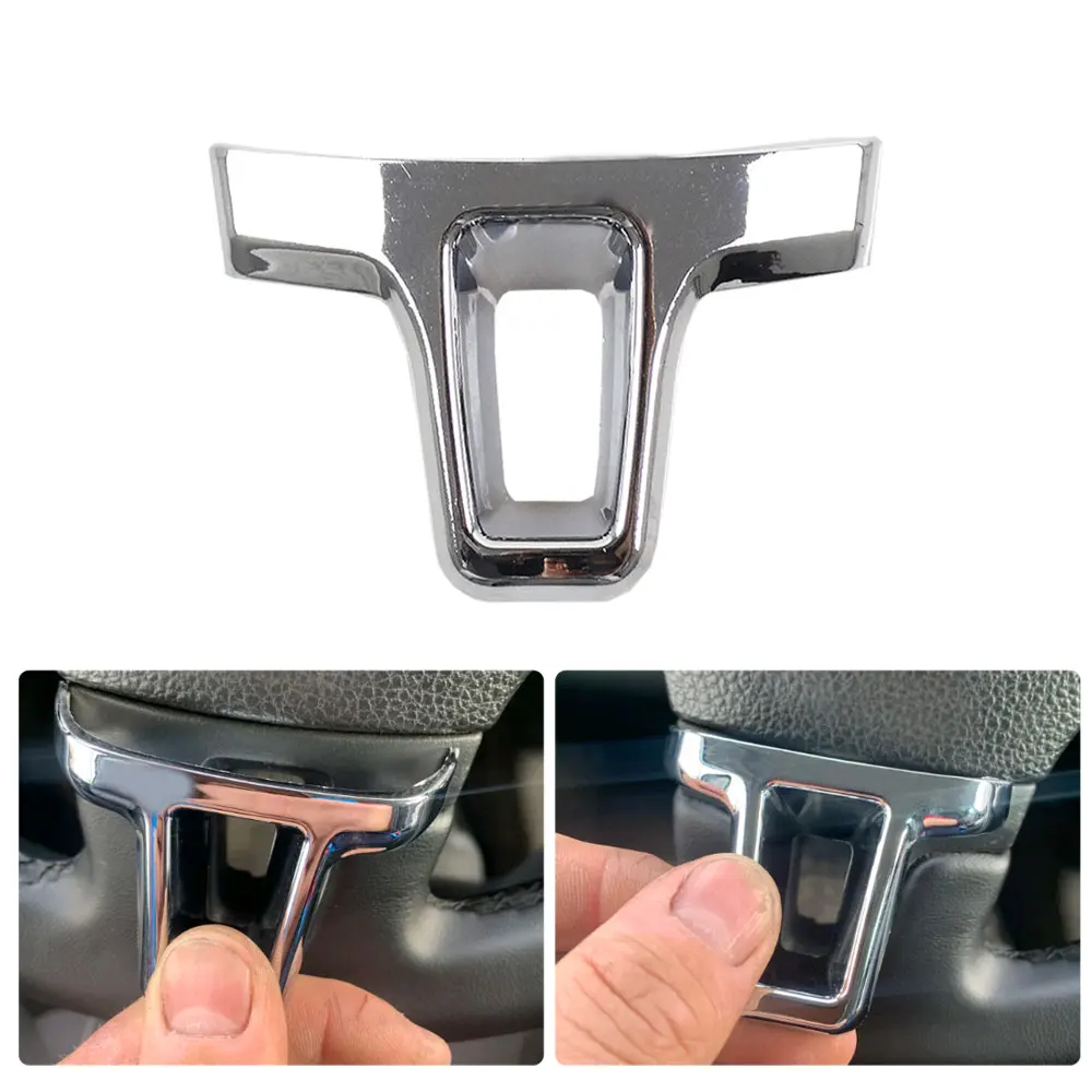

Car Steering Wheel Insert Cover Trim Car Decoration Cover For VW 2009-2013 Golf 6 Mk6 Bora 2011-2014 Polo Jetta Eos Touran Caddy