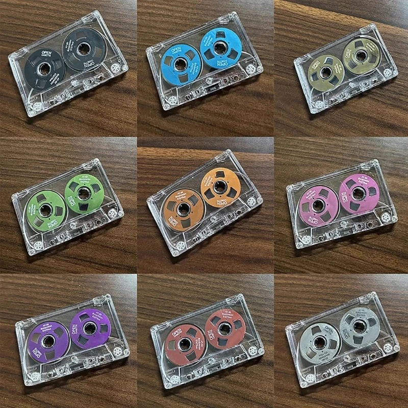 Blank Recording Tape Player Empty Tapes for 50 Minutes of Clear Music Recording