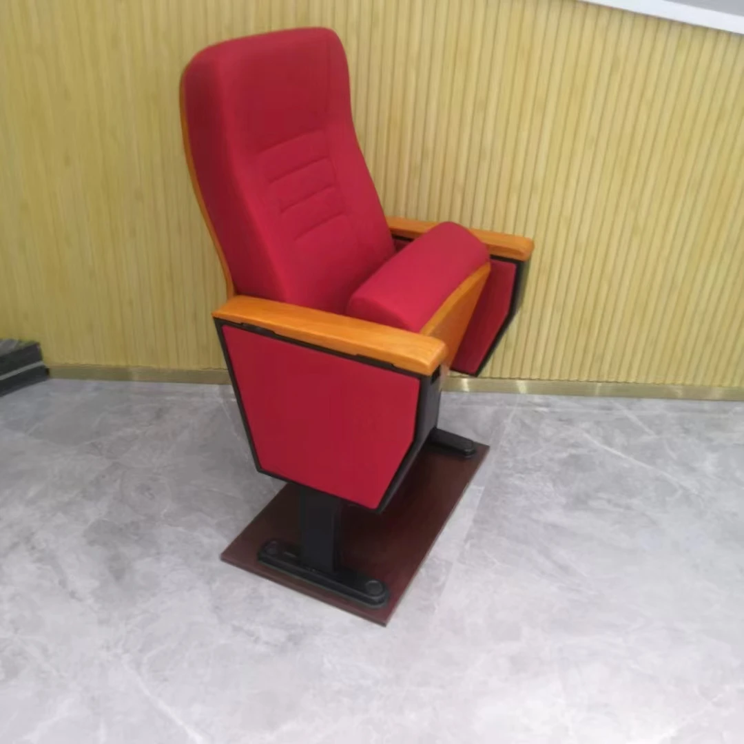 1pcs high quality detachable cinema Theater chairs bus chairs churches chair student Fabric wooden color customize office
