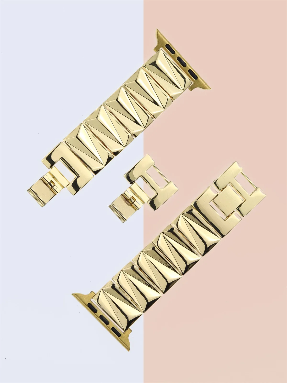 Kellon ranneke iWatchille 42/44/45/46/49mm 38/40/41mm Metal Fashion kellohihna Watch Series Ultra2 -sarjalle 10/9/8/7/6/5/4/3/2/1_voghion.com