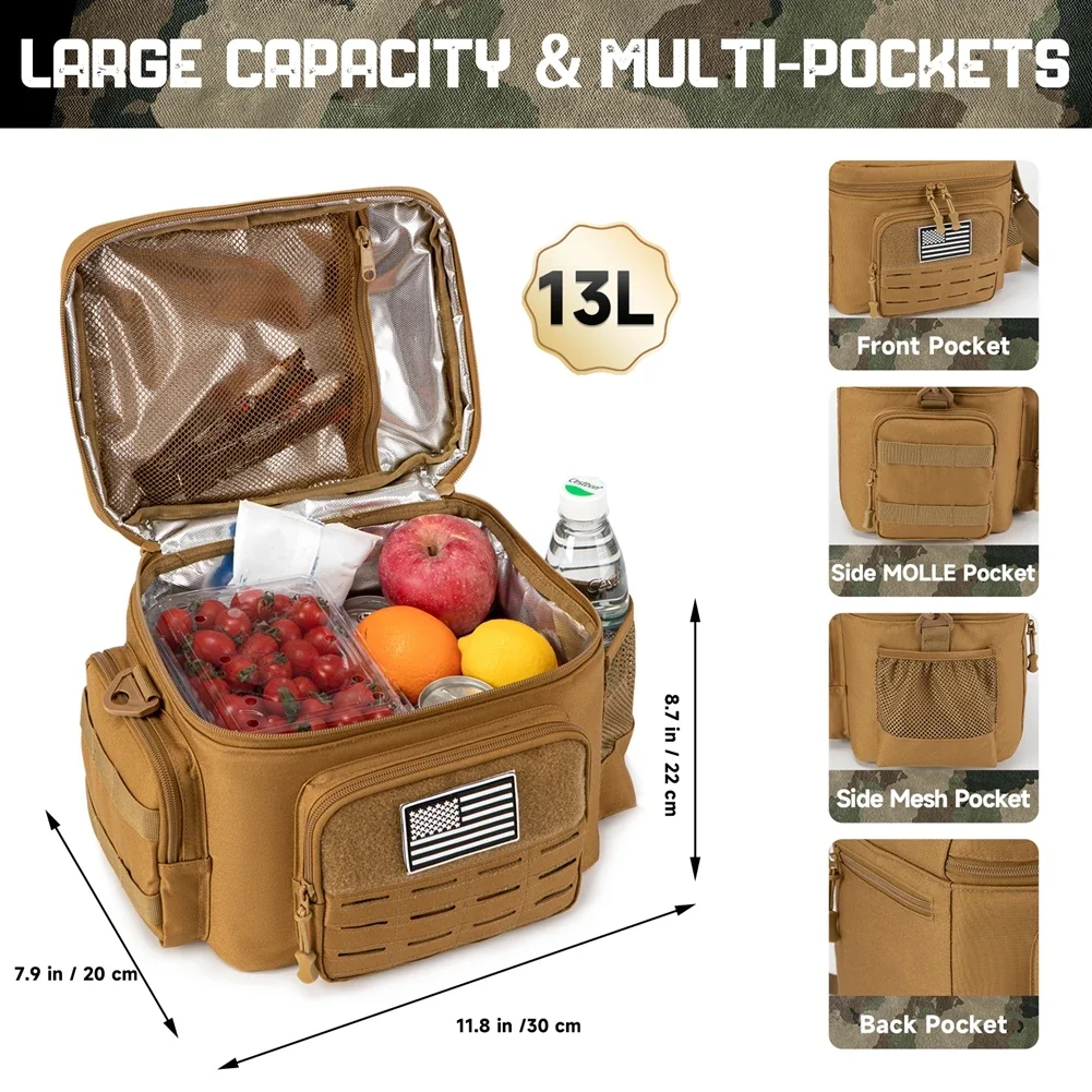 Lunch Cooler Bag for Men Outdoor