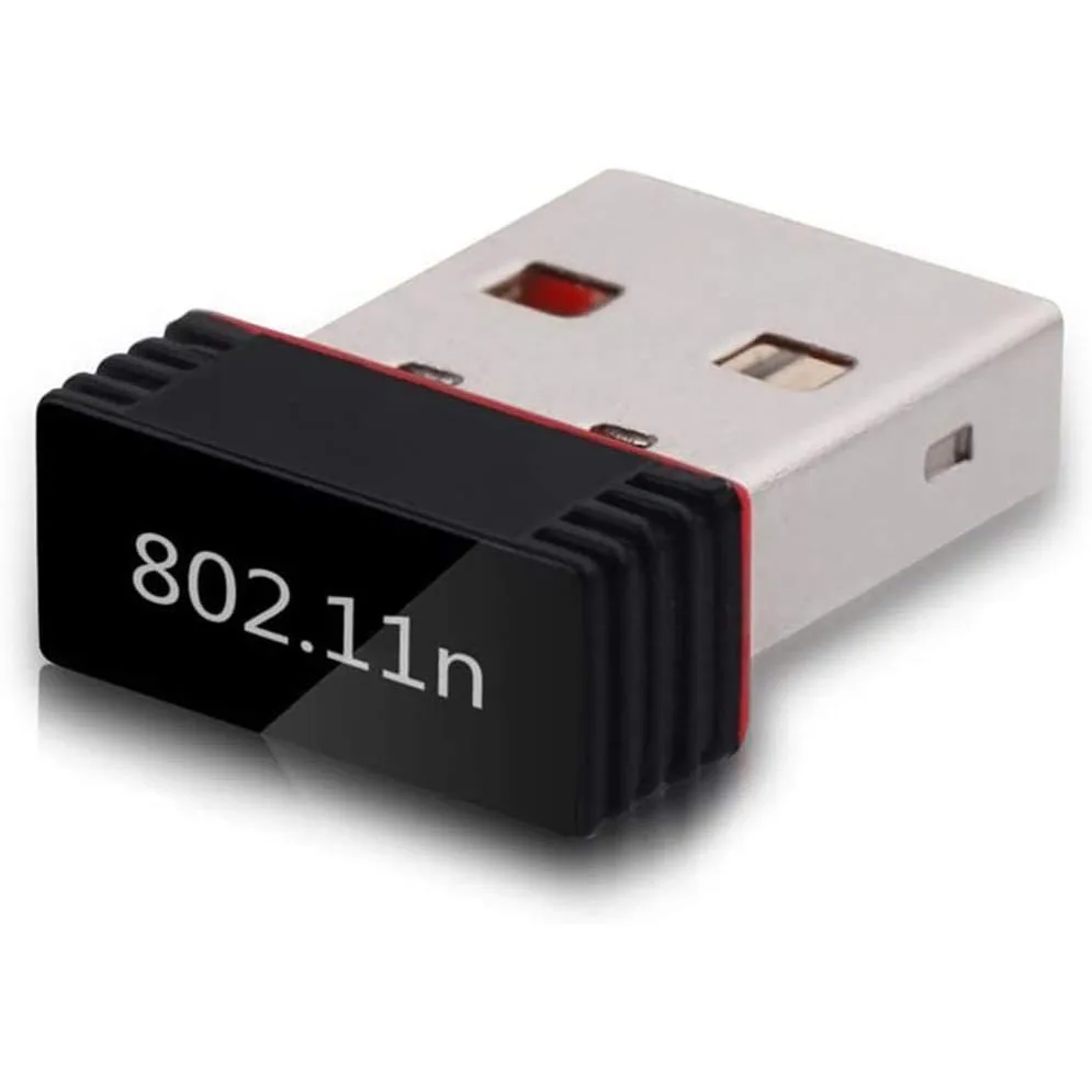 RTL8188 150Mbps USB WiFi محول لـ Raspberry Pi، محول بطاقة الشبكة اللاسلكية واي فاي دونغل لأجهزة الكمبيوتر المحمول المكتبية ويندوز