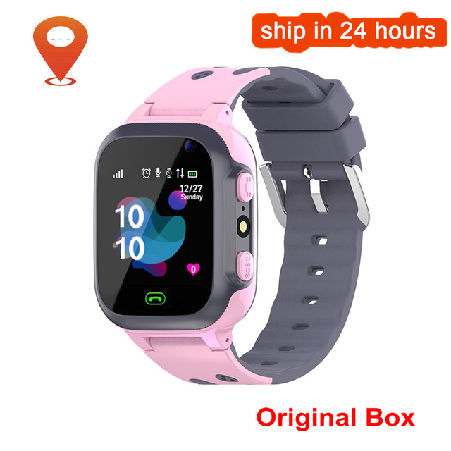Smart Watch SOS Smartwatch For Kids Phone Sim Card Photo Waterproof Child Gift For Boys And Girls IOS Android