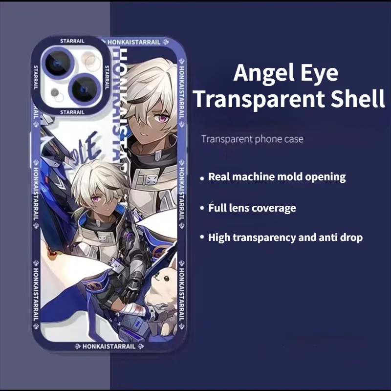 Versatile Smartphone Protective Case - Honkai Star Rail Design